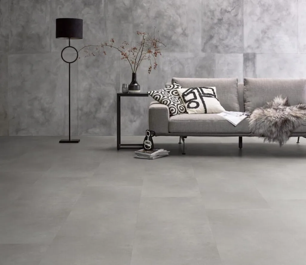 Ambiant Sarino dryback grey PVC