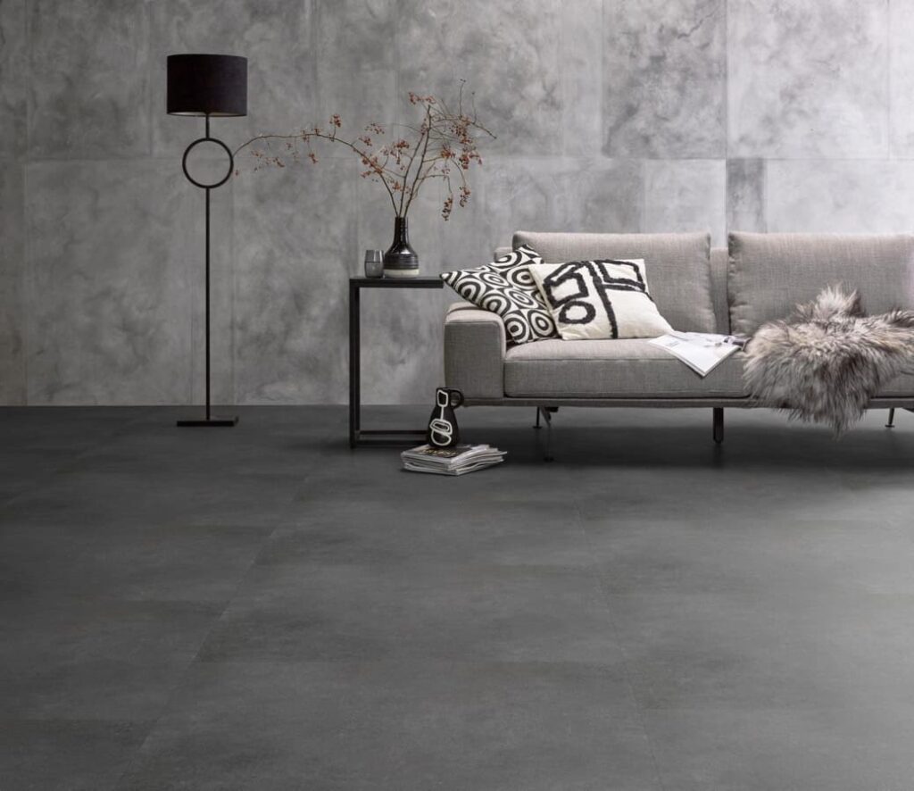 Ambiant Sarino XL dryback dark grey PVC