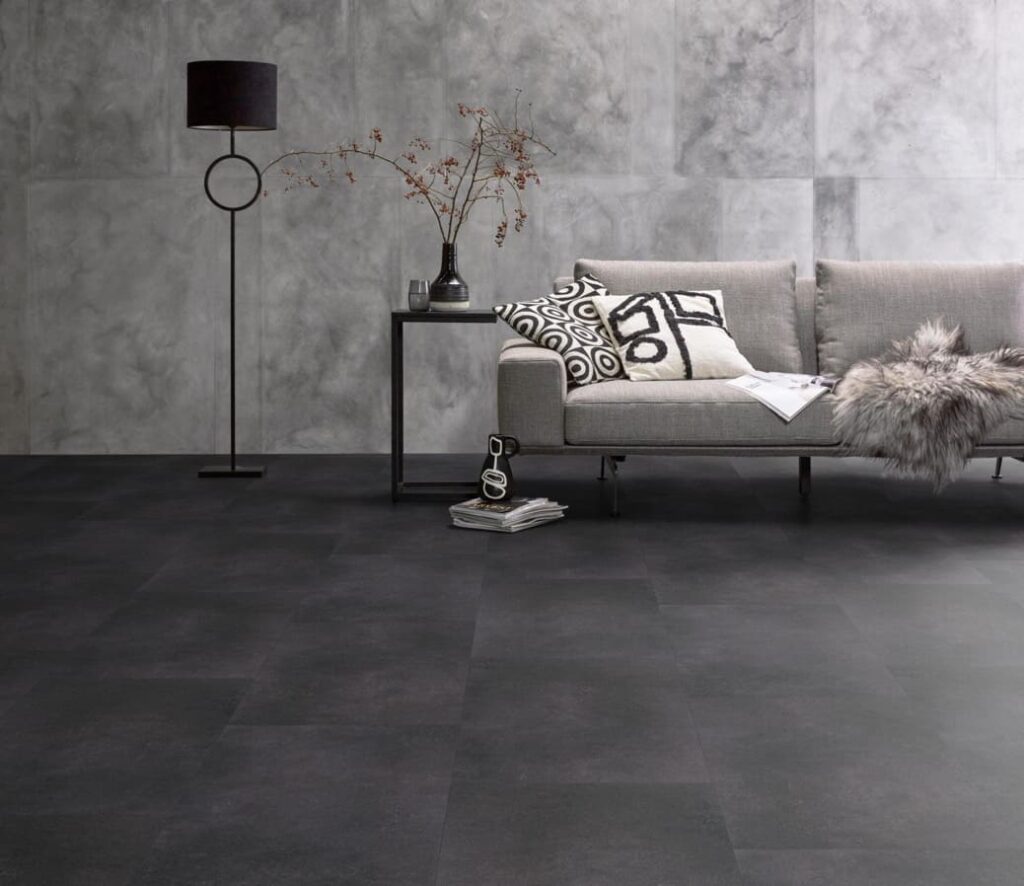 Ambiant Sarino click anthracite PVC