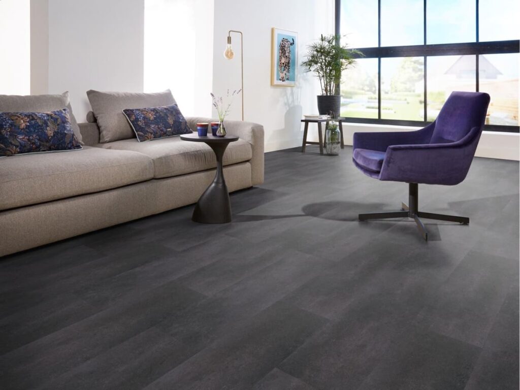 Ambiant Sarino click anthracite PVC