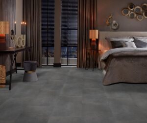 Ambiant Sarino click dark grey PVC