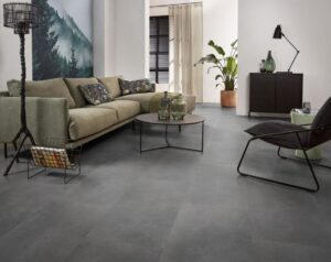 Ambiant Sarino click dark grey PVC