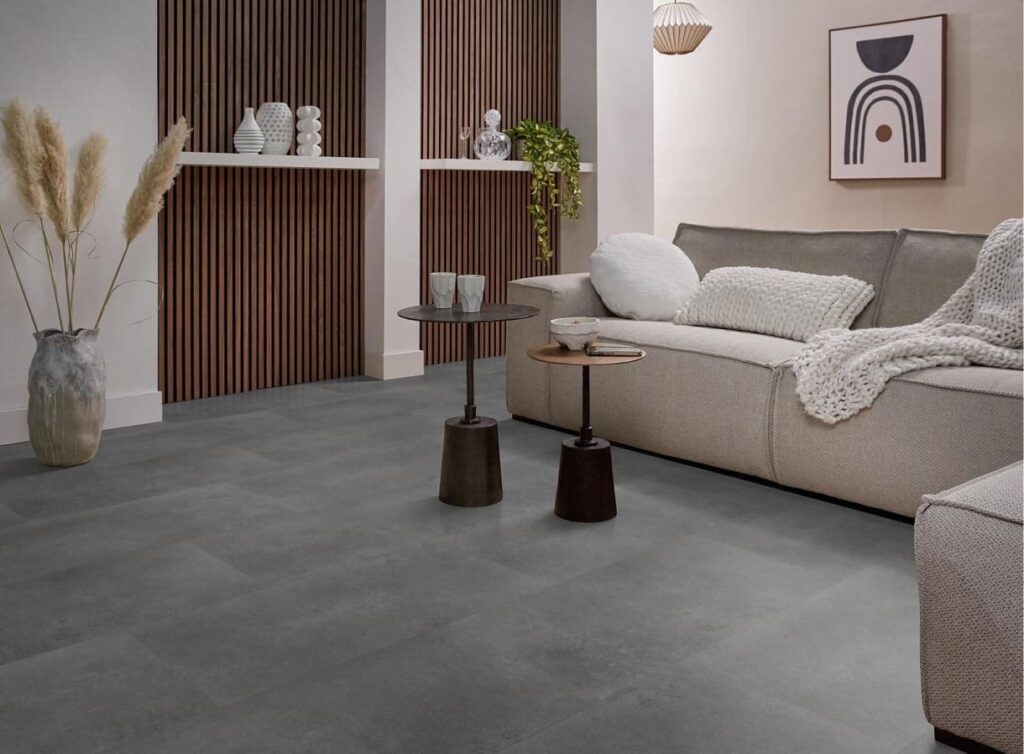 Ambiant Sarino click dark grey PVC