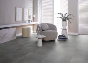 Ambiant Sarino click dark grey PVC