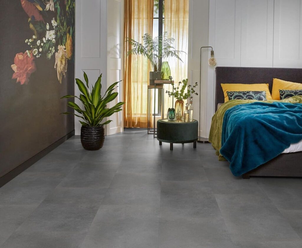 Ambiant Sarino click dark grey PVC
