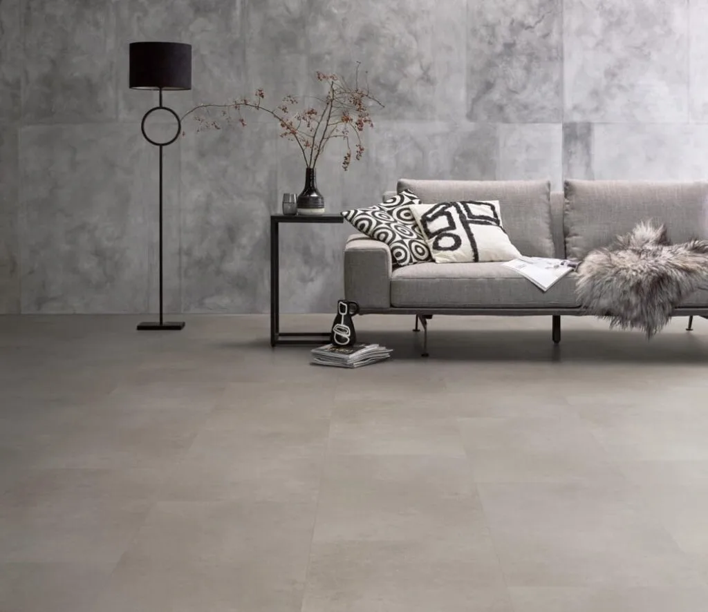 Ambiant Sarino click light grey PVC