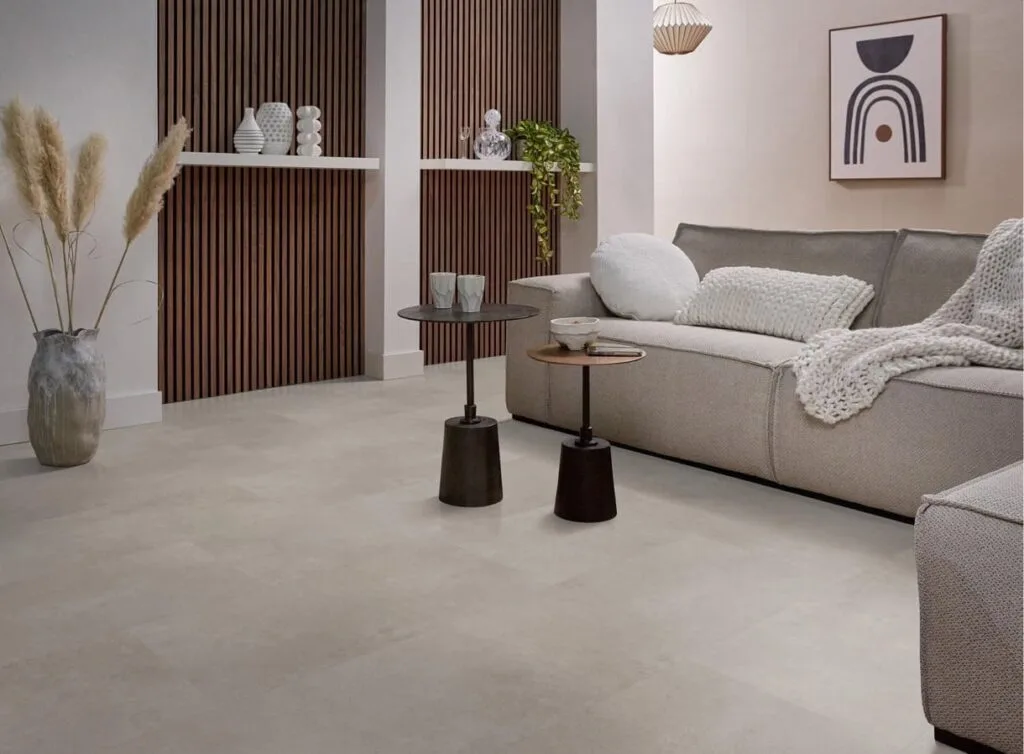 Ambiant Sarino click light grey PVC