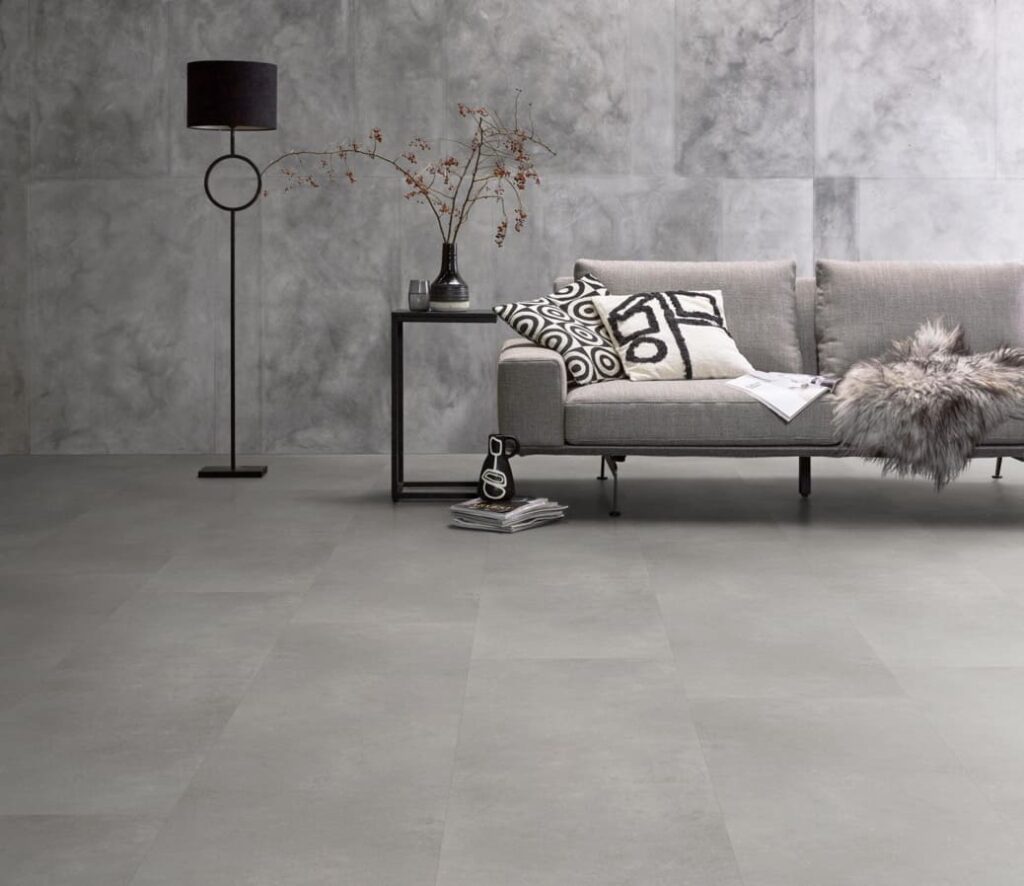 Ambiant Sarino click grey PVC