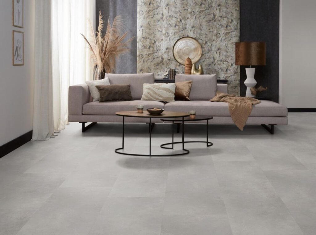 Ambiant Sarino click grey PVC