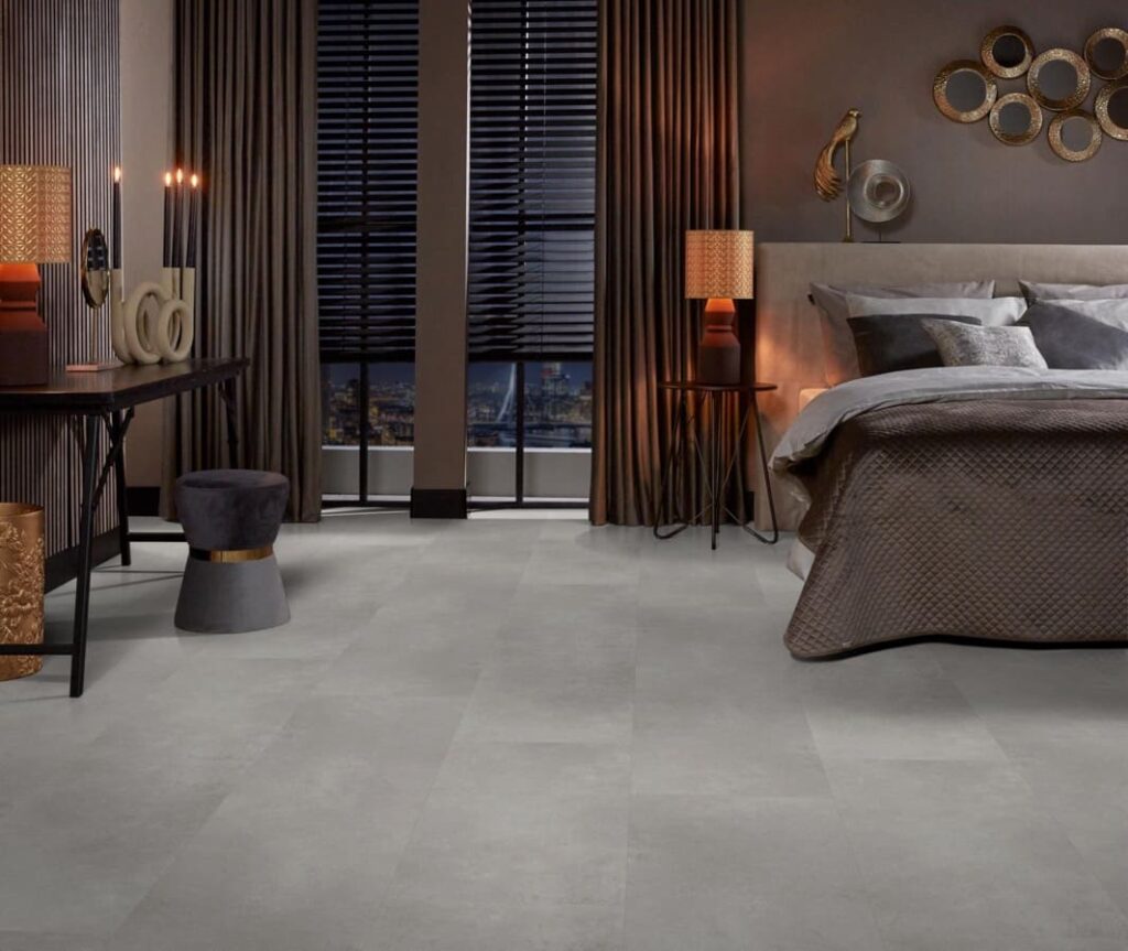 Ambiant Sarino click grey PVC