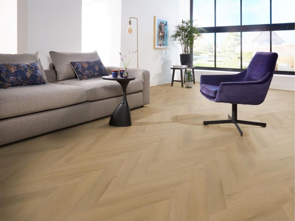Ambiant Spigato Navaro visgraat click light oak PVC