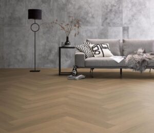 Ambiant Spigato Viranto visgraat dryback warm natural PVC