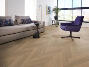 Ambiant Spigato Viranto visgraat dryback warm natural PVC