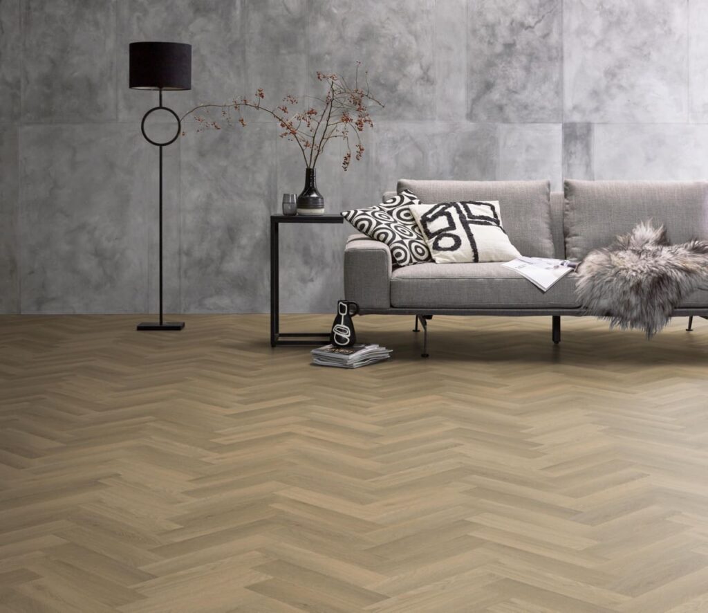 Ambiant Spigato Avanto visgraat smal dryback natural PVC