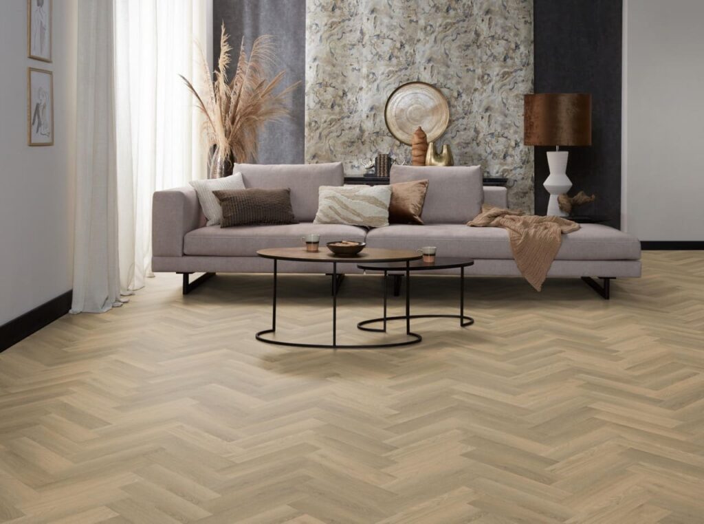 Ambiant Spigato Avanto visgraat smal dryback natural PVC