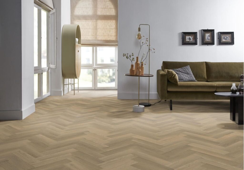Ambiant Spigato Avanto visgraat smal dryback natural PVC