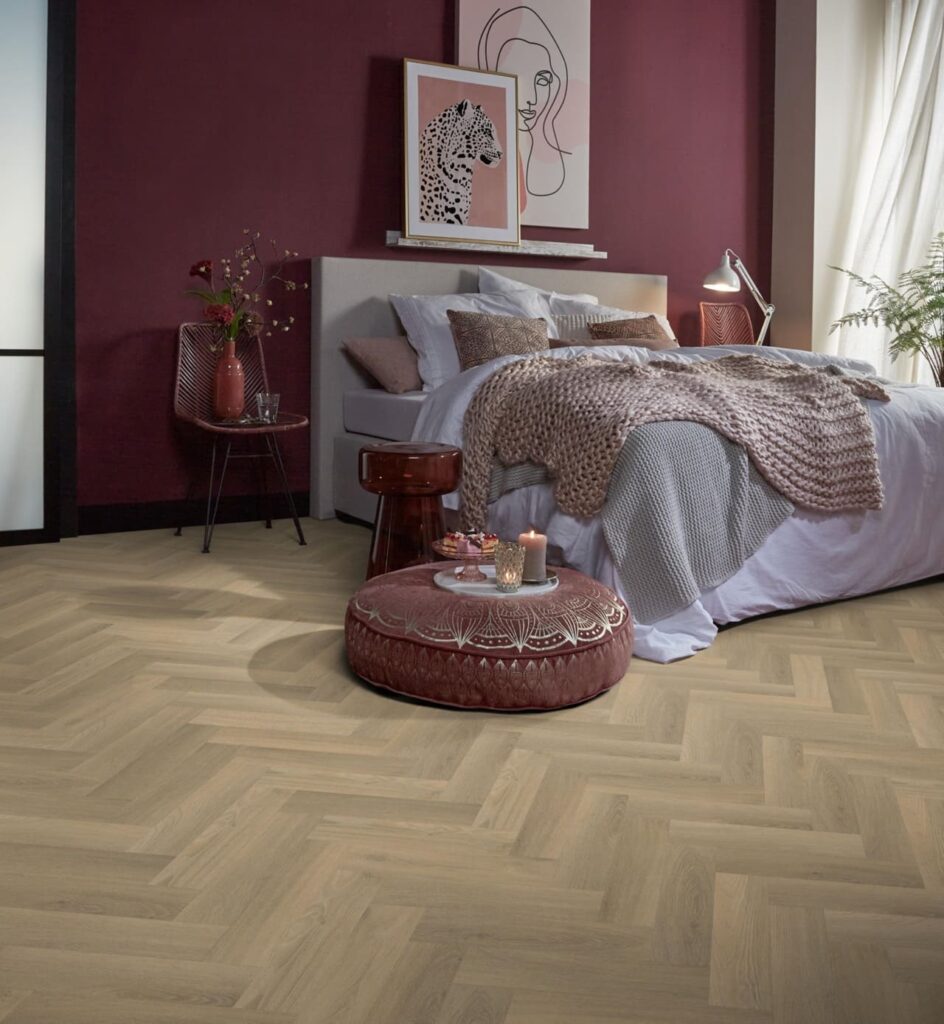 Ambiant Spigato Avanto visgraat smal dryback natural PVC