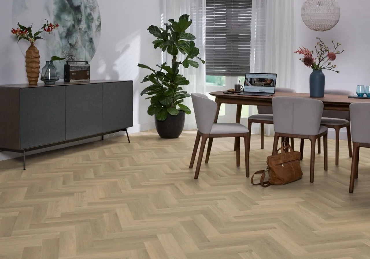 Ambiant Spigato Avanto visgraat smal dryback natural PVC