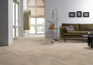Ambiant Spigato Avanto visgraat smal dryback beige PVC