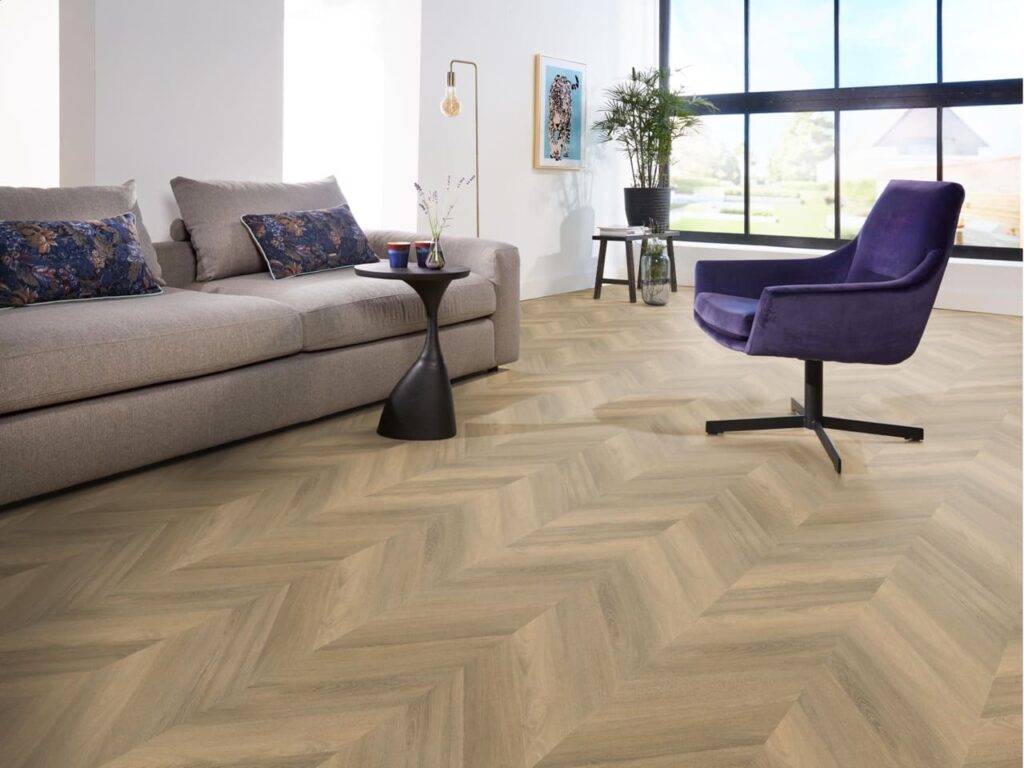 Ambiant Spigato Avanto hongaarse punt dryback natural PVC