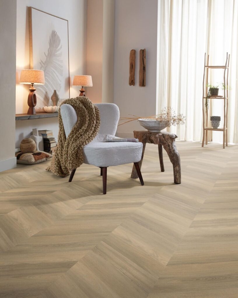 Ambiant Spigato Avanto hongaarse punt dryback natural PVC