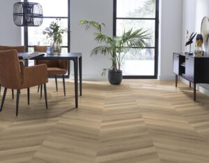 Ambiant Spigato Avanto hongaarse punt dryback beige PVC