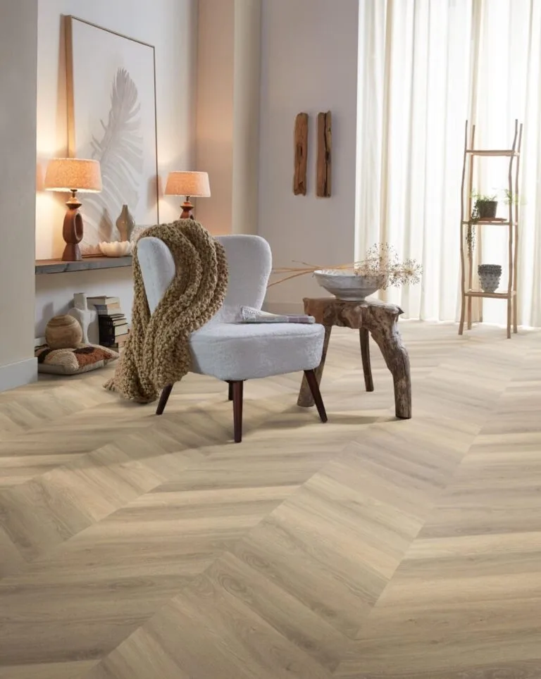 Ambiant Spigato Avanto hongaarse punt dryback beige PVC