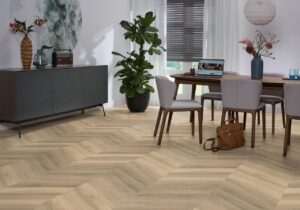 Ambiant Spigato Avanto hongaarse punt dryback beige PVC