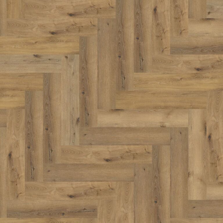 Ambiant Spigato visgraat dryback dark oak PVC