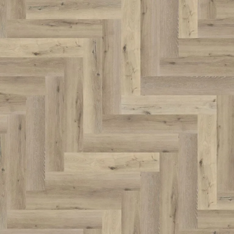 Ambiant Spigato visgraat dryback light oak PVC