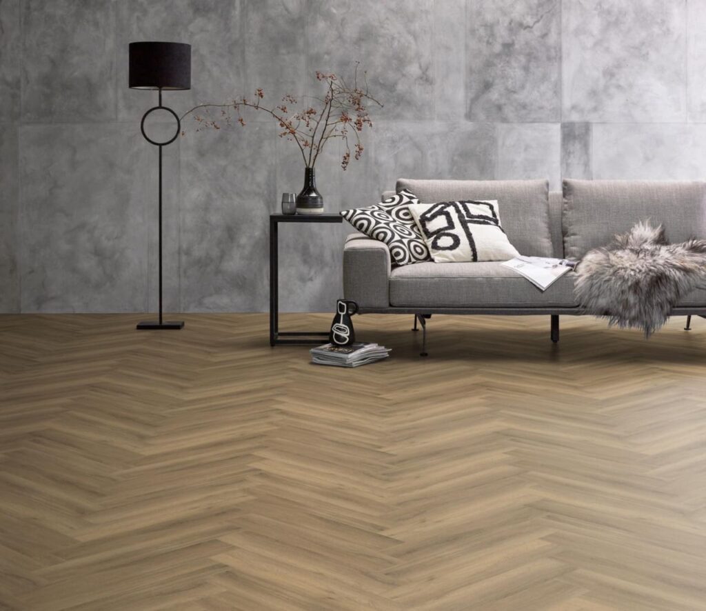 Ambiant Spigato Avanto visgraat dryback natural PVC