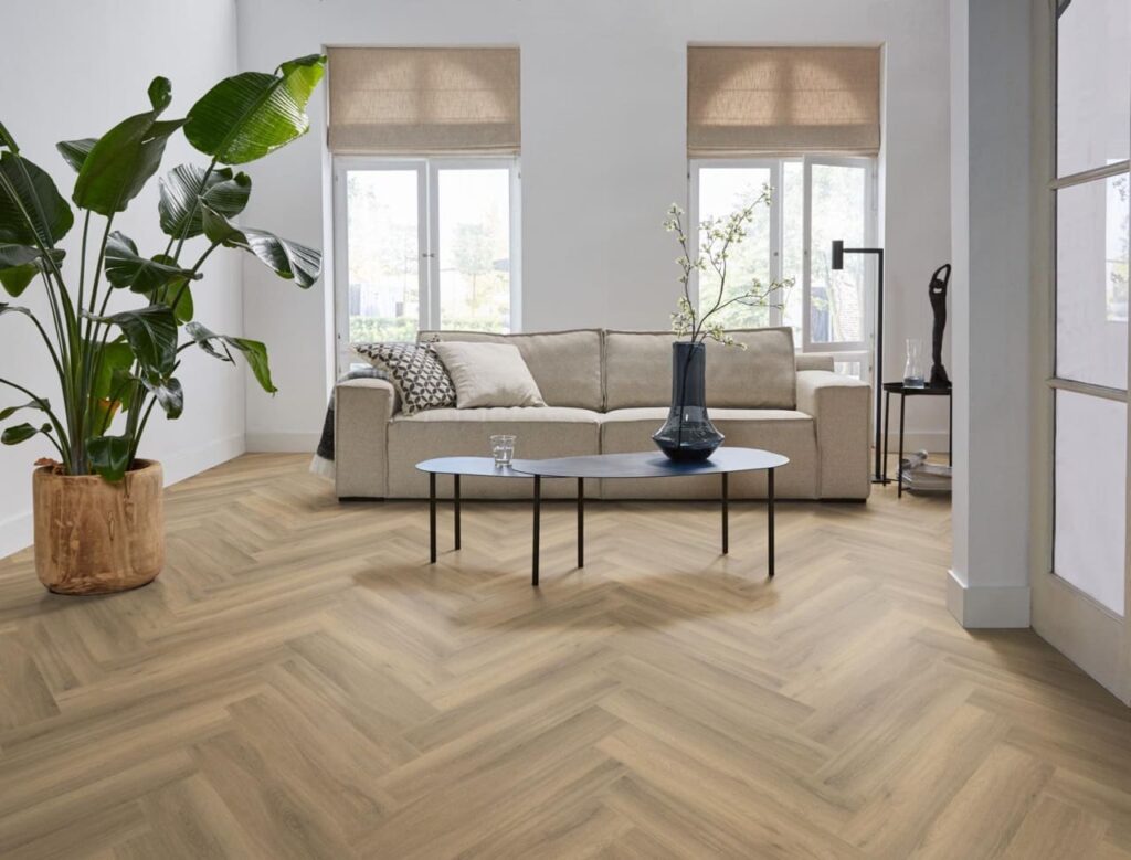 Ambiant Spigato Avanto visgraat dryback natural PVC
