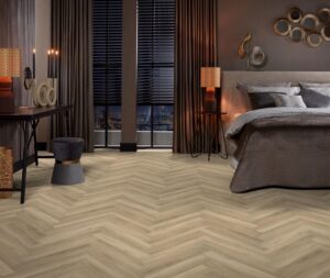 Ambiant Spigato Avanto visgraat dryback beige PVC