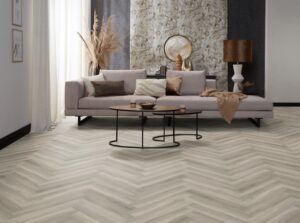 Ambiant Spigato Avanto visgraat dryback grey PVC