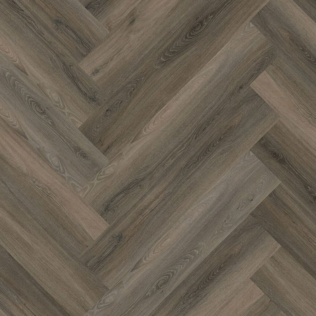 Ambiant Spigato Avanto visgraat dryback dark grey PVC
