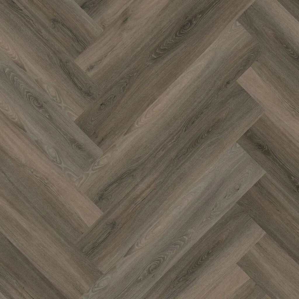 Ambiant Spigato Avanto visgraat dryback dark grey PVC