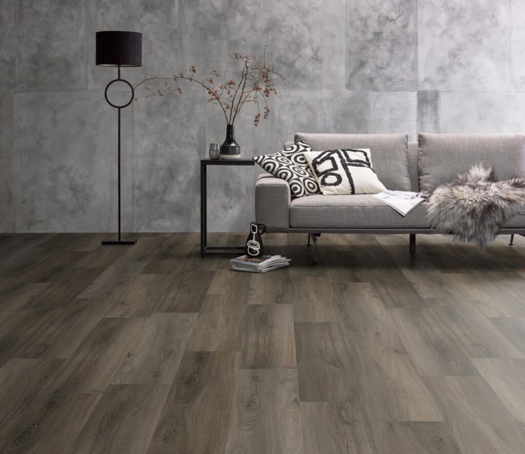 Ambiant Avanto dryback dark grey PVC