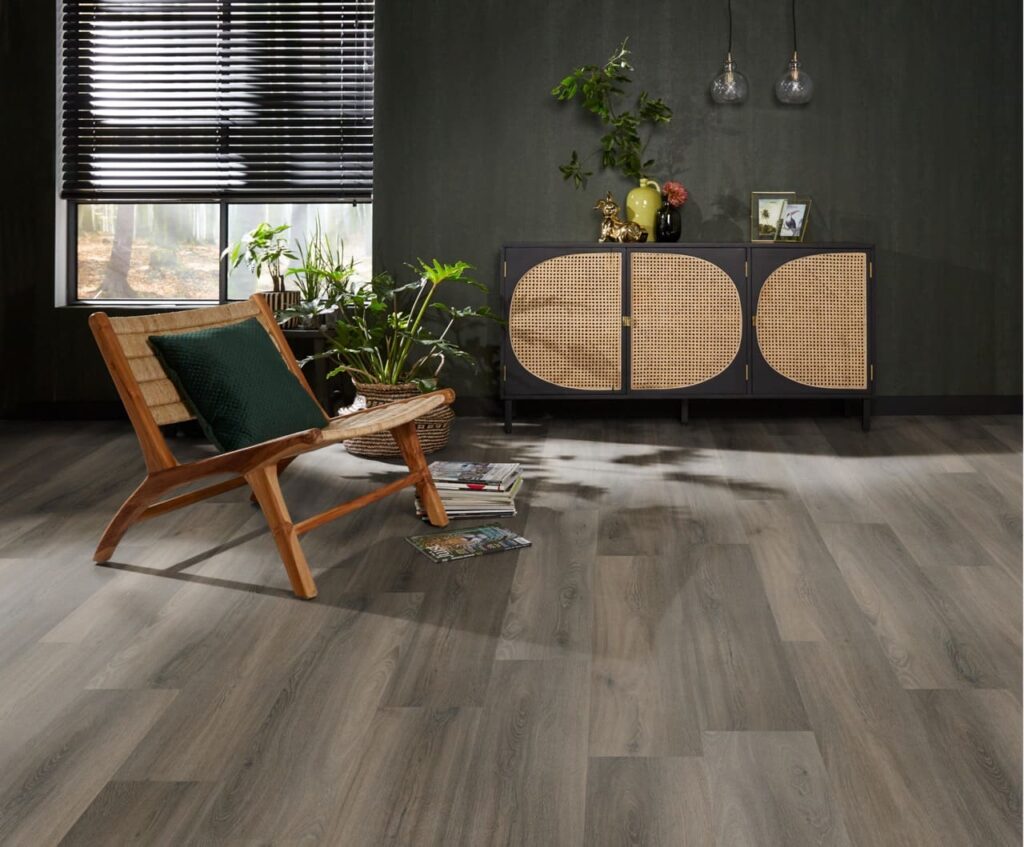 Ambiant Avanto dryback dark grey PVC