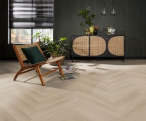 Ambiant Spigato Navaro visgraat dryback beige PVC