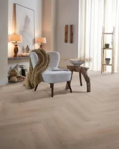 Ambiant Spigato Navaro visgraat dryback dark oak PVC