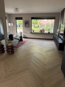 ambiant spigato viranto visgraat dryback warm beige pvc
