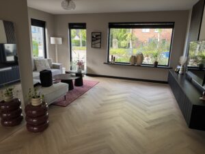 ambiant spigato viranto visgraat dryback warm beige pvc