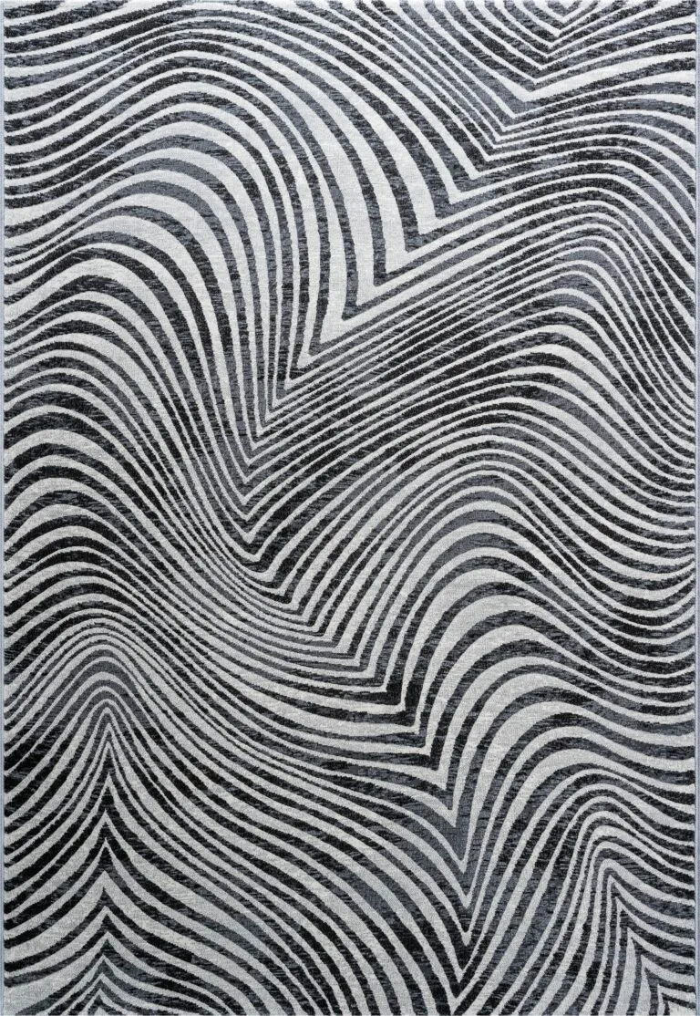 Vloerkleed Alvie Zwart 7696