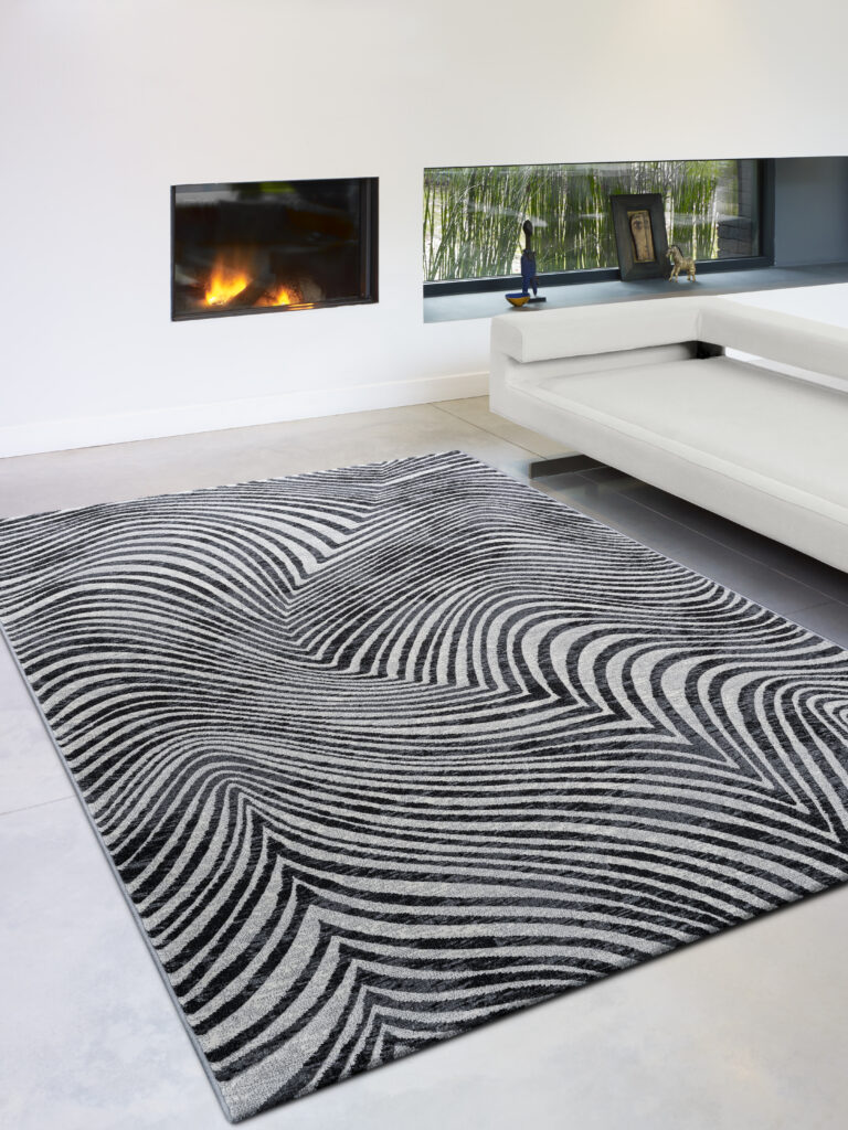 Vloerkleed Alvie Zwart 7696