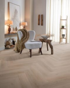 Ambiant Spigato Navaro visgraat click dark oak PVC