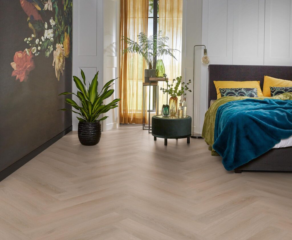 Ambiant Spigato Navaro visgraat click dark oak PVC