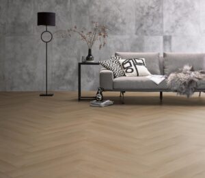 Ambiant Spigato Navaro visgraat click natural oak PVC