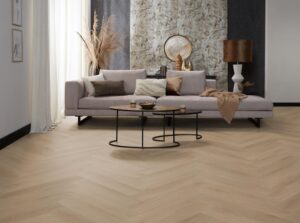 Ambiant Spigato Navaro visgraat click natural oak PVC