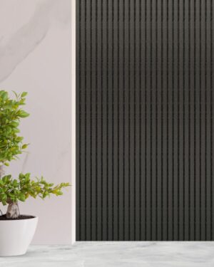 Akoestisch Wandpaneel - Zwart Eiken - 270x60cm