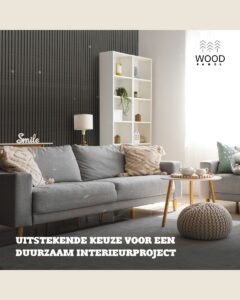 Akoestisch Wandpaneel - Zwart Eiken - 270x60cm (1+1 gratis)